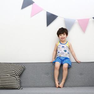 [삐삐롱] 제프리 남민소매 세트(15S1235HS_WH)