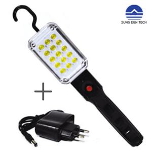 성은테크 작업등 LED 15구 렌턴 충전식 충전기 포함 SE-302