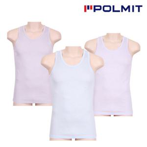 [폴밋] 남성 무지 민소매 런닝 3종세트 PMR437