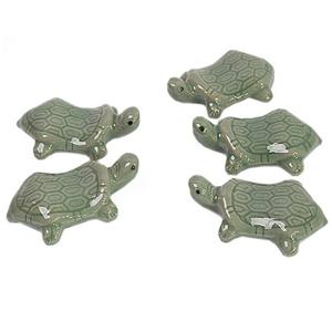 [박씨상방] (5종)청자거북이 수저받침세트