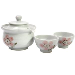 [박씨상방] 백자 왕벗꽃 여행다기세트