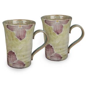 [박씨상방] 접시꽃 부부 머그컵세트