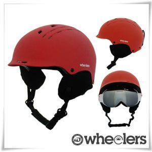 휠러스 보드전용 헬멧 S-XL 주니어-성인 보드헬멧 RED