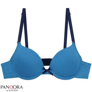 판도라by비비안 멜란지블루 볼륨업브라 AB컵 pbr7010