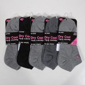 [용신][숙녀파일스니커즈/색.백]드라이쿨 숙녀 스포츠양말