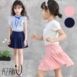 [아자브키즈] 미니 심플 2단 치랭스 여아치마레깅스 스커트바지