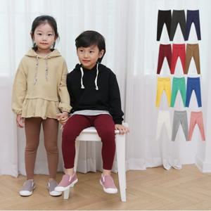 아동 도톰 골지레깅스