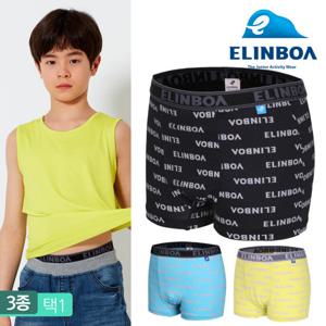 [엘인보아] 남아 기능성 냉감 드로즈 팬티_로고 3종 택1
