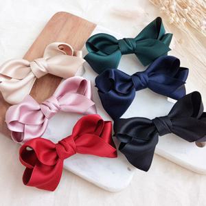 [바이진주리본] 데일리 리본 반머리핀