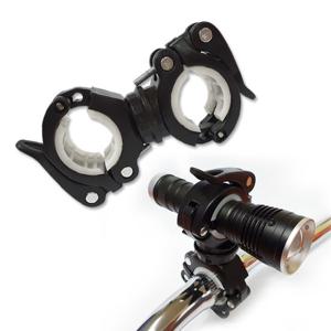 라이트매니아 CW자전거라이트거치대 360도 회전거치대 랜턴 후레