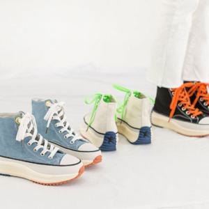 백라인 스타 하이탑 포인트 여성 스니커즈 RJ-as1906