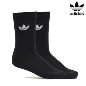 아디다스 오리지널 2P 양말 DV1729 씬 트레포일 삭스
