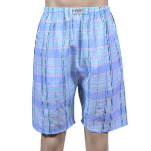 [평화][남엠보5부]순면 체크 남성 엠보 5부 파자마