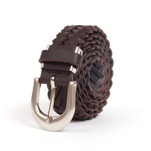 니꼴레닉_142 브라운 스포츠 패션 남여 꽈배기 벨트