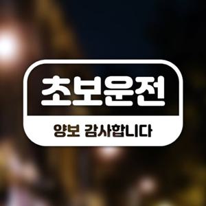 [아도라하우스]초보운전 포인트 스티커 초보사인