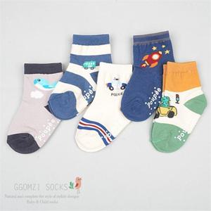 [꼼지]D홀리데이(5족) 양말세트/유아양말