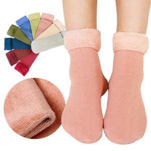 융털 골지 양말 (아동) 기모 겨울 삭스 수면