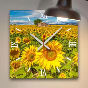 아트박스/꾸밈 ia399-오두막과해바라기_인테리어벽시계