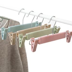 파스텔 집게 옷걸이_고급형(5P) 바지걸이 치마걸이 집게걸이