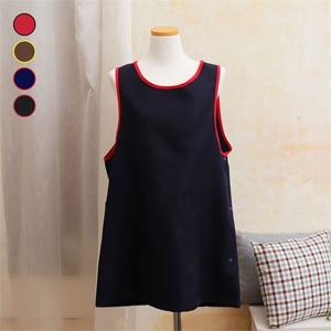 [더해피]핸드메이드 원피스형 앞치마 / 미용 미술 가정 어린이집 카페 식당