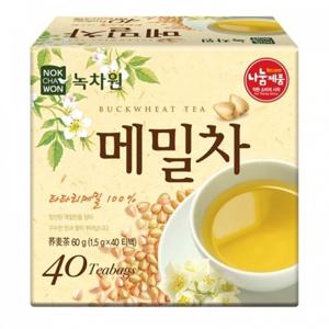 [녹차원] 메밀차 40티백(메밀100%)