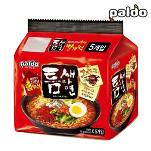 팔도 틈새라면 빨계떡 120g x 5봉