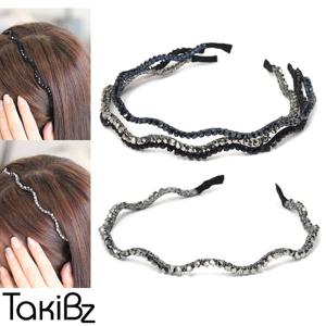 [타키비즈] 비즈 포인트 웨이브 헤어밴드