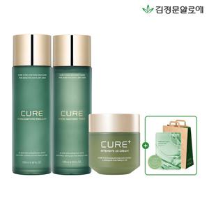 [김정문알로에][GS단독]하이드라 수딩 토너 + 에멀젼 + 2x크림 1개 (+사은품+쇼핑백 증정)