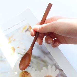 [박씨상방] (5종)나무 타원 티스푼(소)T