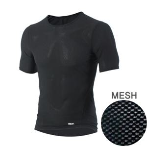 MCN 매쉬 쿨 스포츠 반팔 이너웨어 런닝 언더웨어 티셔츠 블랙