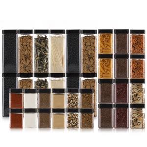 냉장고 사각 보관용기 실속형 36P(대12 중12 소12)+스티커+세척