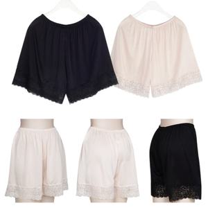 쿨 4부 인견 레이스속바지/훌라 속치마바지형/교복속바지