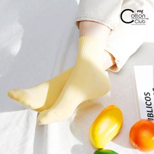 [NY코튼클럽] W2201 여성 무지 단목 양말