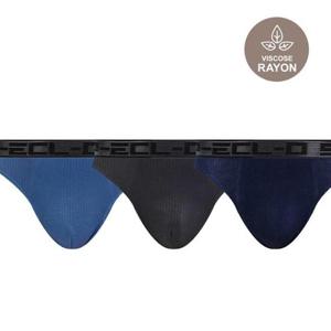 남성 글래스 브리프 삼각팬티 3종세트 남자레이온속옷