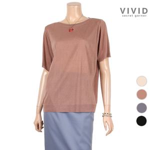 [VIVID 국내생산] 입술 네크라인 니트 VS024082