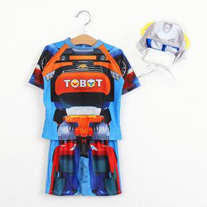 [오키즈][G2084] 또봇 상하수영복 [DKTB2301] 유아동 남아 세트