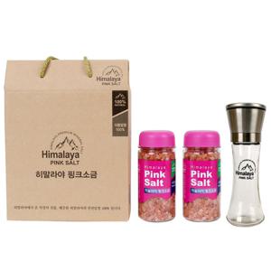 MUSO 히말라야 핑크소금 400g x 2개 + 그라인더 1개
