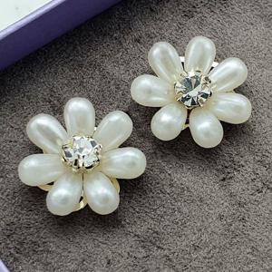 [탈마이야기] 물방울 꽃 진주 귀걸이(귀찌)