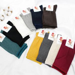 롱 무지 돌돌이 긴목 장목 중목 학생 패션 여성양말