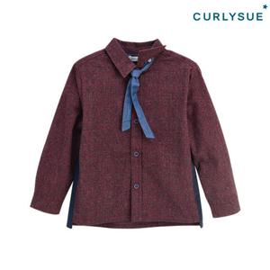 [컬리수] 윈터 타이 기모체크셔츠 COW0GQSH52 [겨울]