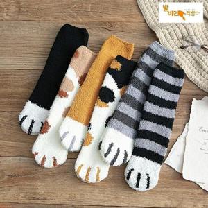 [발바리리빙] 고양이수면양말 산모 임산부 커플양말