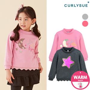 [컬리수] 스타더블 시퀸티셔츠(기모) COW1GATS03