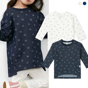 리틀버니 유아동 절개 도형 루즈 티셔츠 TOP2390
