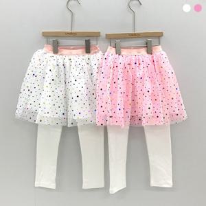 리틀버니 유아동 반짝이 치랭스 블링 도트 치마레깅스 PAN2709
