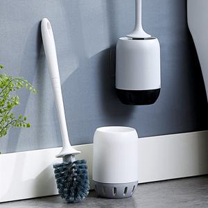 무타공 매직접착 벽걸이 변기솔 / 스탠드겸용 변기수세미