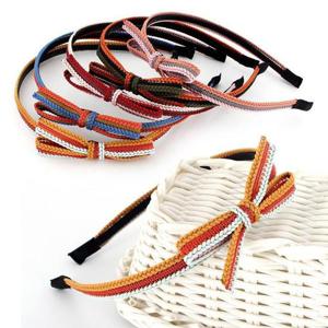 [아랑로랑] 벨라 슬림리본 헤어밴드 머리띠 (하드형)