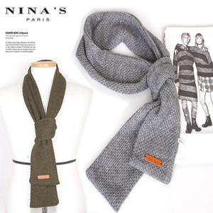 허니벌집패턴 2겹스키니머플러.남성용(8SH215)