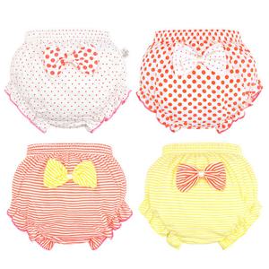 [엠케이] 순면 도트스트라이프 유아팬티4종1세트(80-120)204263