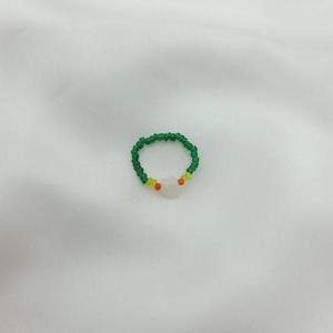 [로즈데이드] 자개하트포인트 비즈반지