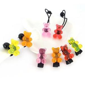 [아랑로랑] 젤리곰 헤어방울_집게핀